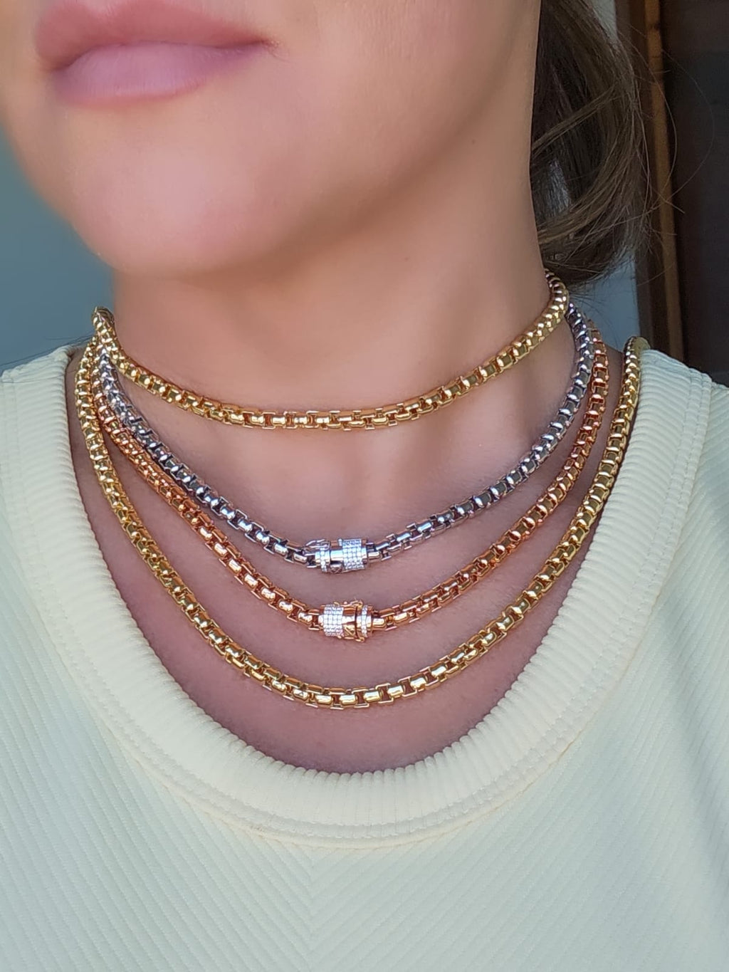 Colar corrente veneziana